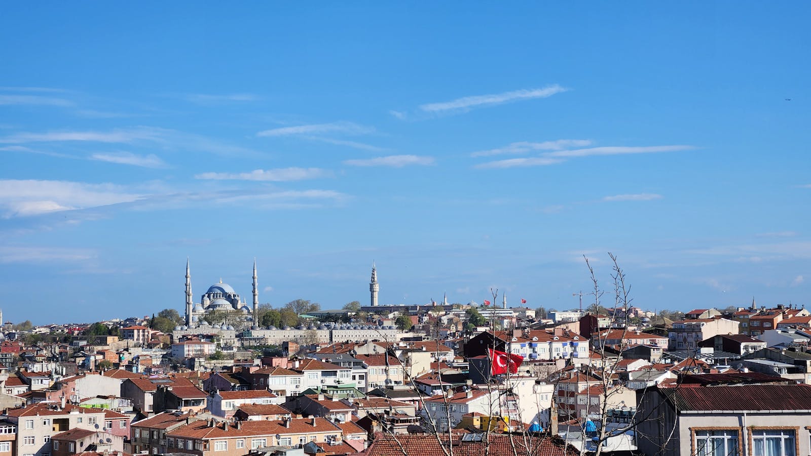 Scenic View of Süleymaniye Mosque in Istanbul